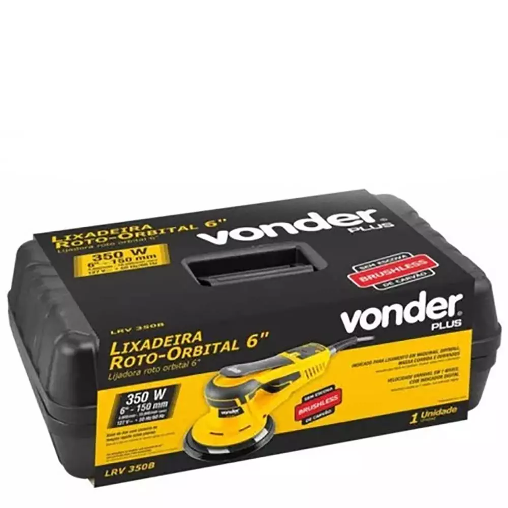 Lixadeira Roto Orbital 6 Pol. LRV350B Vonder